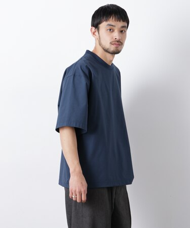 ストレッチワイドプルオーバー Tシャツ半袖(セットアップ可)