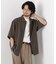 「メランジドライ」ZIPシャツブルゾン(セットアップ可)