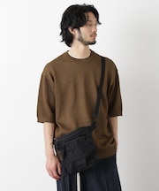 ギマクルーネック ニットTシャツ