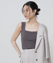 Anti Soaked(R) 汗染み防止カップ付きタンクトップ
