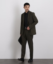 「Damerino」 クールタッチストレッチセットアップ/接触冷感.UVカット