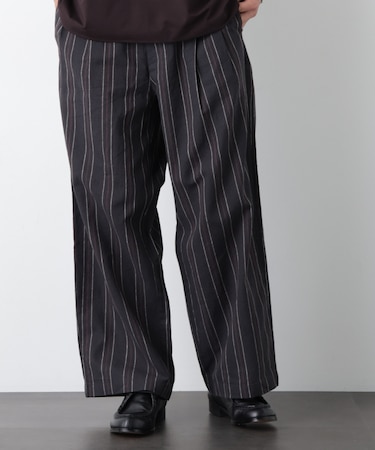 「FRENCH LINEN」 ストライプスラックス