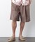 ｢FRENCH LINEN｣ ベルテッドワイドショーツ