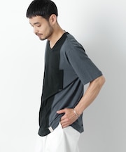 Raffy Cotton Jersey_切替Tシャツ