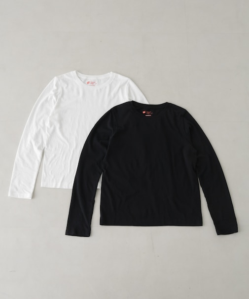 Hanes/2P Japan Fit for HER ロングスリーブT