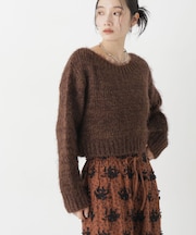 TRICOTS JEAN MARC/ボートネックショートプルオーバー