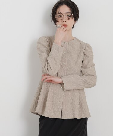 troisieme chaco/別注 PUFFY JACQUARD ジャケット