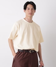 マイクロパイル クルーネックTシャツ 吸水速乾（セットアップ可）