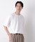 リンクスジャガードリーフ柄Tシャツ