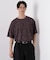 リンクスジャガードリーフ柄Tシャツ