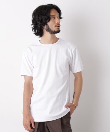 リブフライスTシャツ 半袖