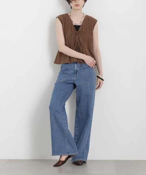 SOMETHING/LISA LACE UP WIDE