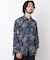 EDITORIAL PRINT レギュラーカラーシャツ