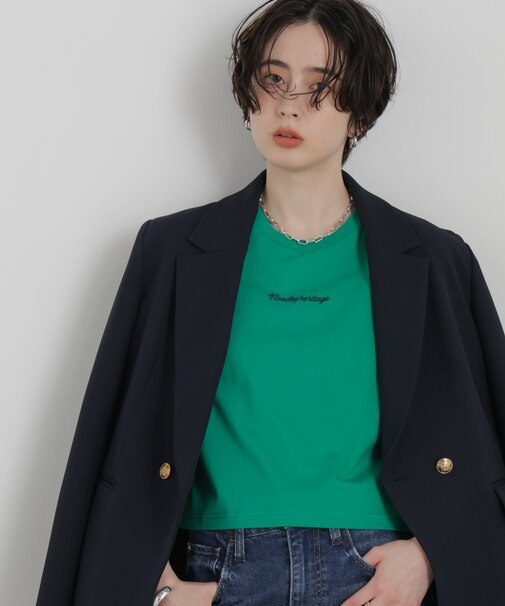 NEEDBY heritage/別注 CROPPED TEE