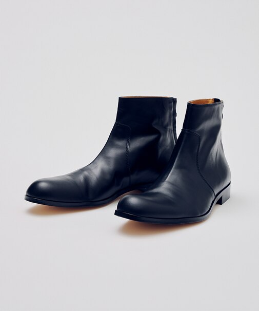 PADRONE THE STANDARD LINE／別注 BACK ZIP BOOTS ／ バックジップブーツ