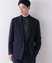 「DELEGANT」 ダブルブレストジャケット(セットアップ可)