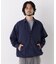 「OtoNANO」2WAYコーチシャツ スーピマコットンタイプライター／ストライプ
