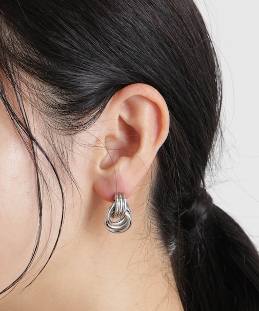 クロスリングピアス