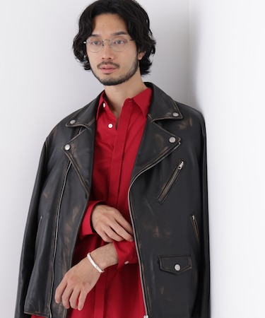 「ASSEMBLANC」Wrinkleワイヤーワッシャーシャツ