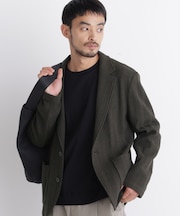 「DamerinoJacket」TEXBRID(R) リンクスストライプジャージージャケット