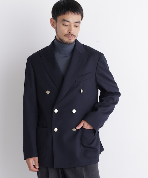 「DamerinoJacket」TWオールシーズンドビーダブルブレストブレザー