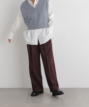 パウダーツイルタックワイドパンツ(セットアップ可)