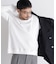 「FORMAL JERSEY」クルーネックカットソー長袖