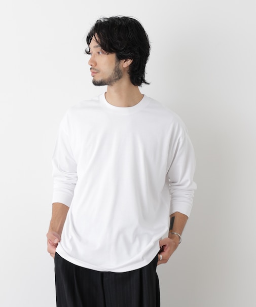 Anti Soaked(R)  汗染み防止 ビッグTシャツ 長袖