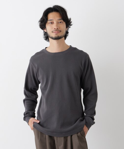 アンチスメルワッフル Tシャツ 長袖