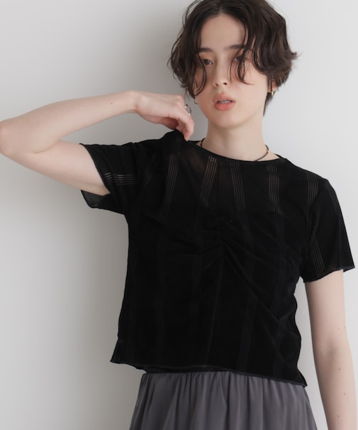 Robert P. Miller／別注 フロッキーメッシュT