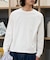 WEB限定／度詰めプレーティングクロップドTシャツ長袖