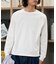 WEB限定／度詰めプレーティングクロップドTシャツ長袖