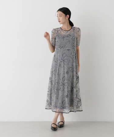 kaene/エンブロイダリーモールレースドレス