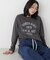 UVカット機能付ロゴプリントロングTシャツ