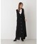 ファースリーブトップス×パールワンピース アンサンブルセット