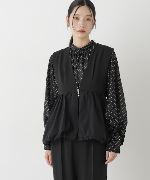troisieme chaco/DOUBLE CLOTH×TYPEWRITER ジレ
