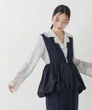 troisieme chaco／DOUBLE CLOTH×TYPEWRITER ジレ