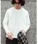 WEB限定／度詰めプレーティングフェードカラークロップドTシャツ長袖