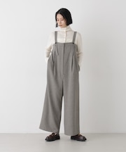 MIXヘリンボンサロペット