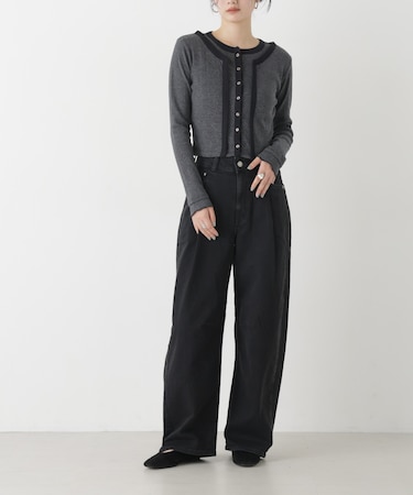 SOMETHING/HANA TUCK CURVE TAPERED