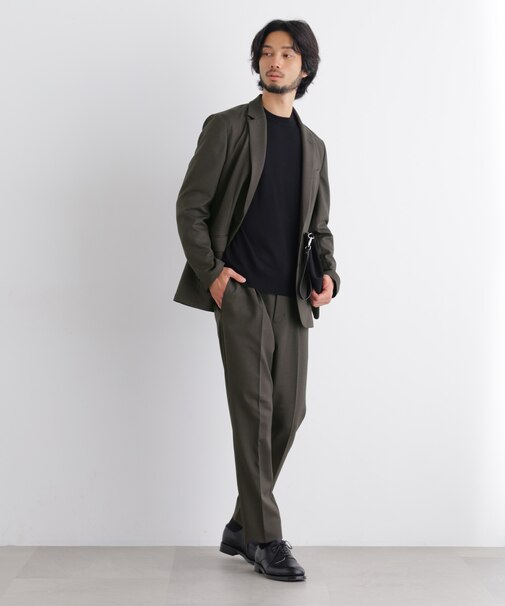 「Damerino」WOLSTAR(R) ツイルストレッチセットアップ/イージーケア