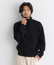 PBTストレッチタートルニット 長袖