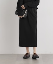 ストレッチカットジョーゼットIラインスカート(セットアップ可)