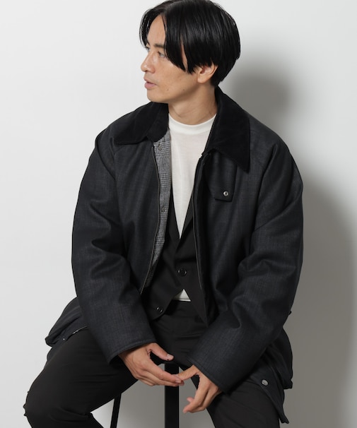 「My西川ダウン(R)」ウールデニムハンティングダウン