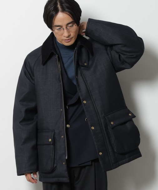 「My西川ダウン(R)」ウールデニムハンティングダウン