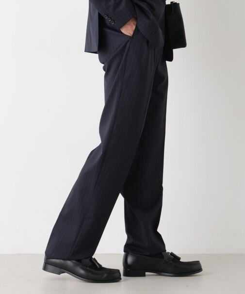 「DamerinoFormal」ウールPペンシルストライプPT/WASHABLE(セットアップ可)