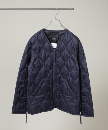TAION／MILITARY W-ZIP V NECK DOWN JKT