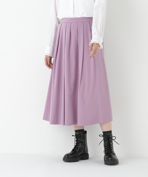 ◆ランダムタックフレアースカート