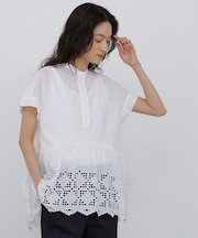◆《洗える》 インドシフリーチュニックブラウス