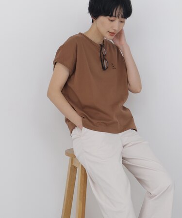 ◆刺繍ロゴTシャツ
